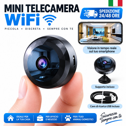 Mini outdoor wifi camera - camera, 170°
