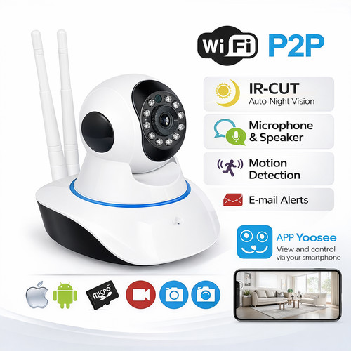 Telecamera wifi 1080p hd - telecamera,
