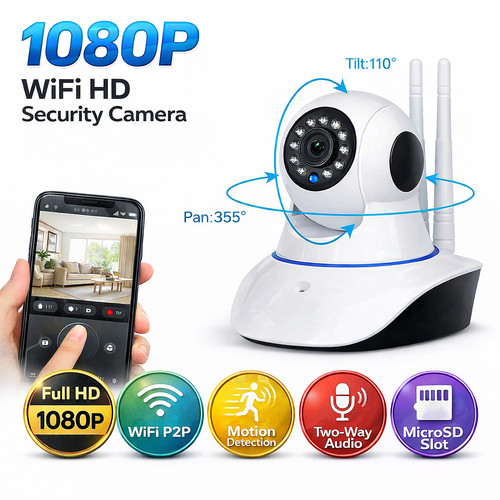 Telecamera wifi 1080p - telecamera, ip