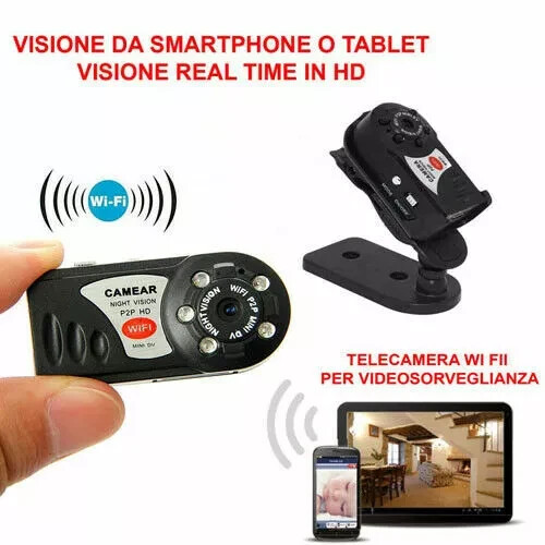Mini telecamera wifi q7 - telecamera,